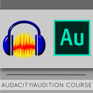 Audacity and Adobe Audition logos