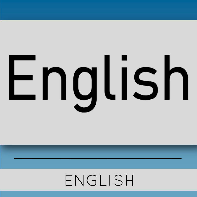 English image with English written in a font with grey background