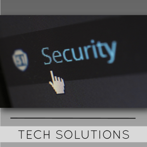 Mouse cursor on "security" image