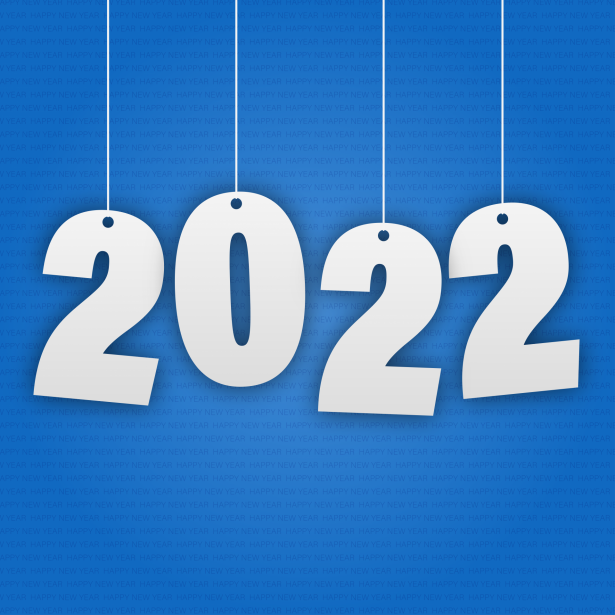 2022 with blue background